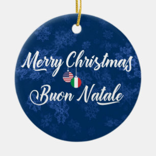 Dekoration der Ferien in Italien, Buon Natale