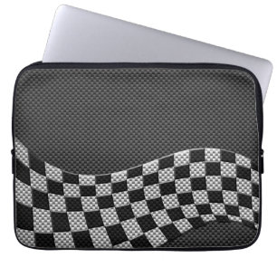 Dekoration der Flachbildschirme für Kohlenstofffas Laptopschutzhülle