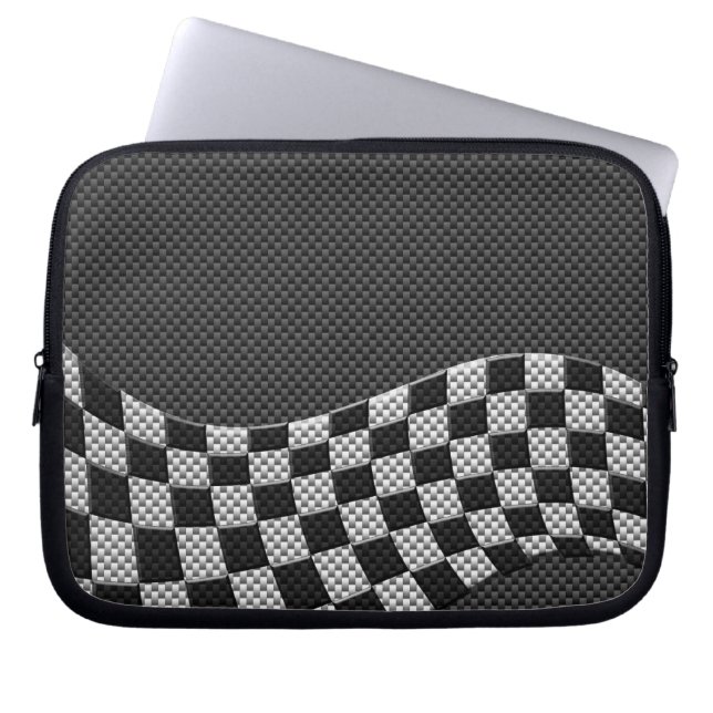Dekoration der Flachbildschirme für Kohlenstofffas Laptopschutzhülle (Vorderseite)