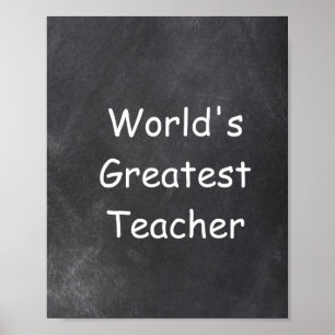 Dekoration der größten Lehrer der Welt