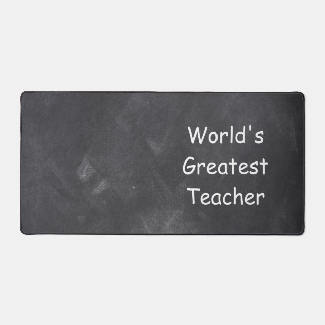 Dekoration der größten Lehrer der Welt Schreibtischunterlage (Vorderseite)