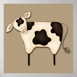 Dekoration der Kuh im primitiven Land