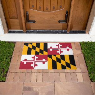 Dekoration der Maryland State Flag Colors Fußmatte