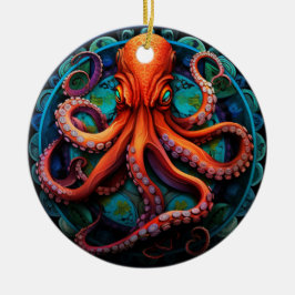 Dekoration der Octopus-Keramik