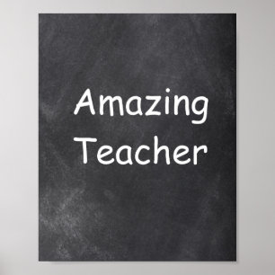 Dekoration der phantastischen Teacher Chalkboard-D
