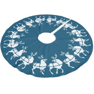 Dekoration der Reindekor-Rock-Rock Polyester Weihnachtsbaumdecke