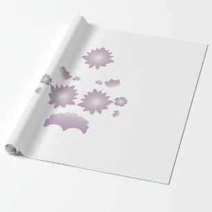 Dekoration der Rose Milk White Classic Geschenkpapier