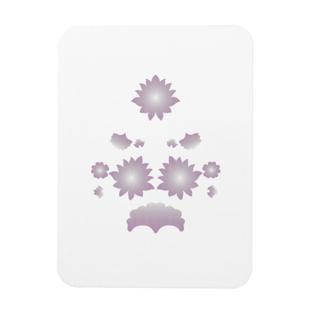 Dekoration der Rose Milk White Classic Magnet (Vertikal)