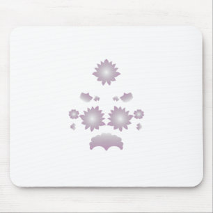 Dekoration der Rose Milk White Classic Mousepad