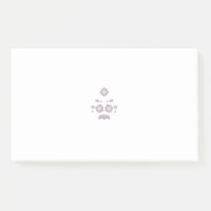 Dekoration der Rose Milk White Classic Post-it Klebezettel