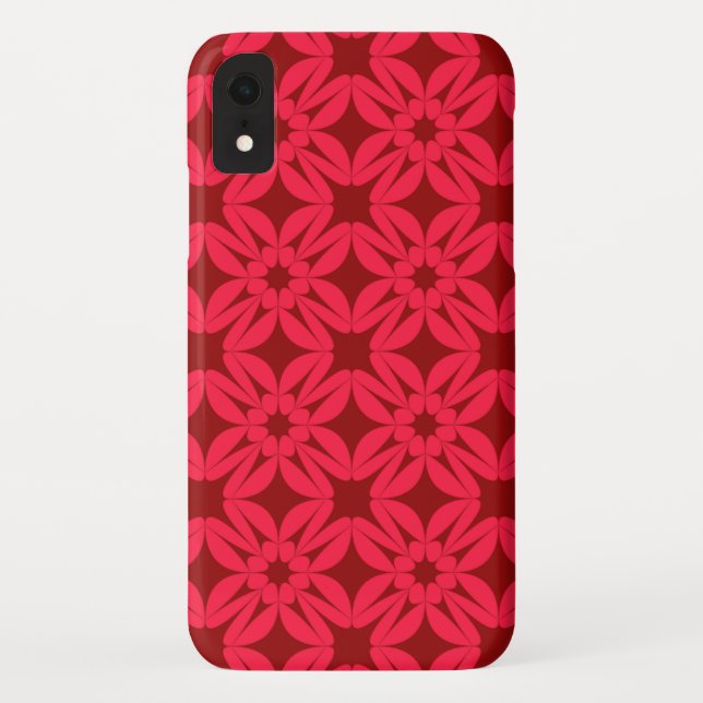 Dekoration der roten Tapeten Case-Mate iPhone Hülle (Rückseite)