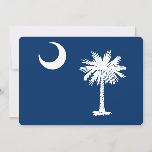 Dekoration der Staatsflagge von South Carolina (Vorderseite)