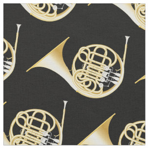 Dekoration des französischen Hörner-Musikerzimme Stoff