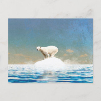 Dekoration des Polarbären | Zuhause Office Ankündigungspostkarte