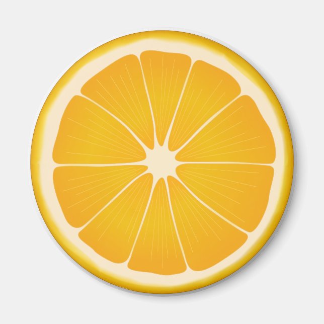 Dekoration des süßen Orangenfruchts Kühlschrank Magnet (Vorne)