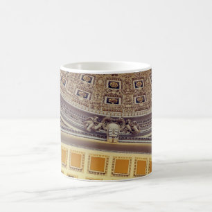 Dekoration. Die Kongressbibliothek. USA Kaffeetasse