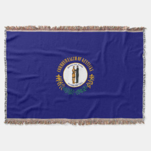 Dekoration für die Flagge des Staates Kentucky Decke