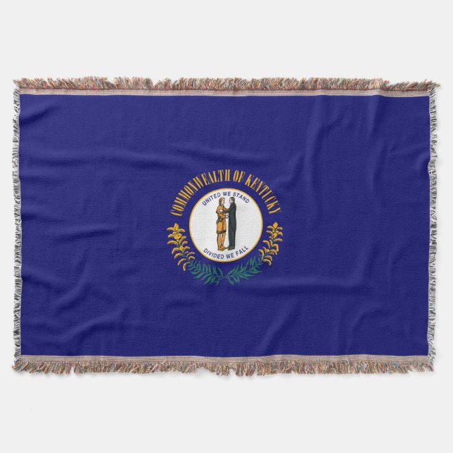 Dekoration für die Flagge des Staates Kentucky Decke (Vorderseite)