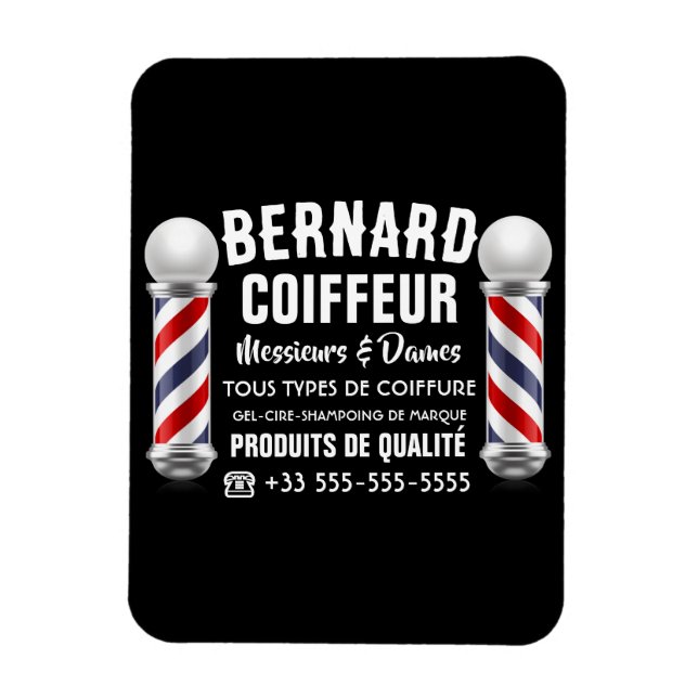 Dekoration für Friseursalon Magnet (Vertikal)