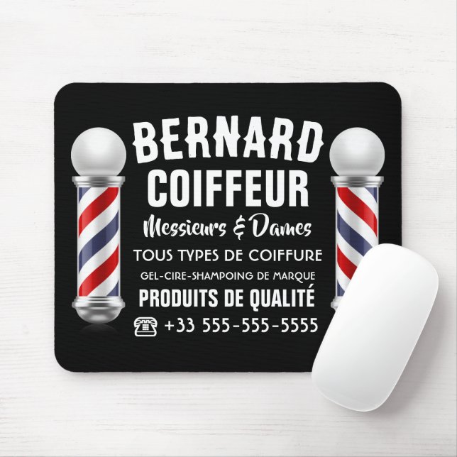 Dekoration für Friseursalon Mousepad (Mit Mouse)
