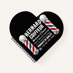 Dekoration für Friseursalon Notizbuch
