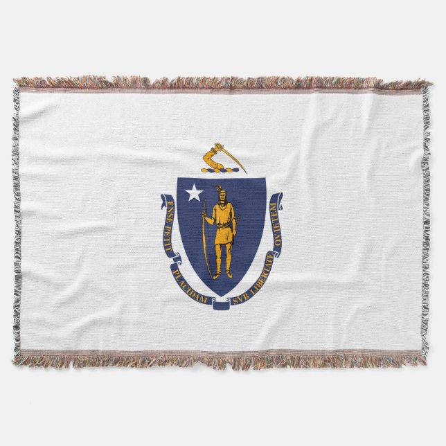 Dekoration für Massachusetts State Flag Decke (Vorderseite)