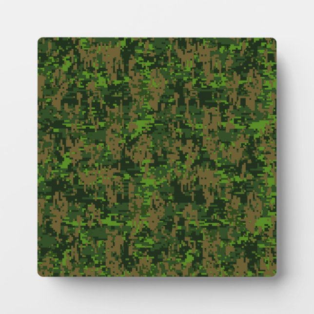 Dekoration im Holzstil für digitale Camouflage Akz Fotoplatte (Vorderseite)