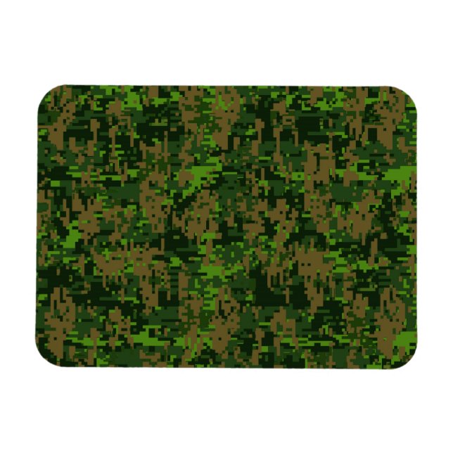 Dekoration im Holzstil für digitale Camouflage Akz Magnet (Horizontal)