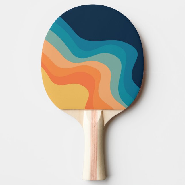 Dekoration im Retrostil Tischtennis Schläger (Vorderseite)