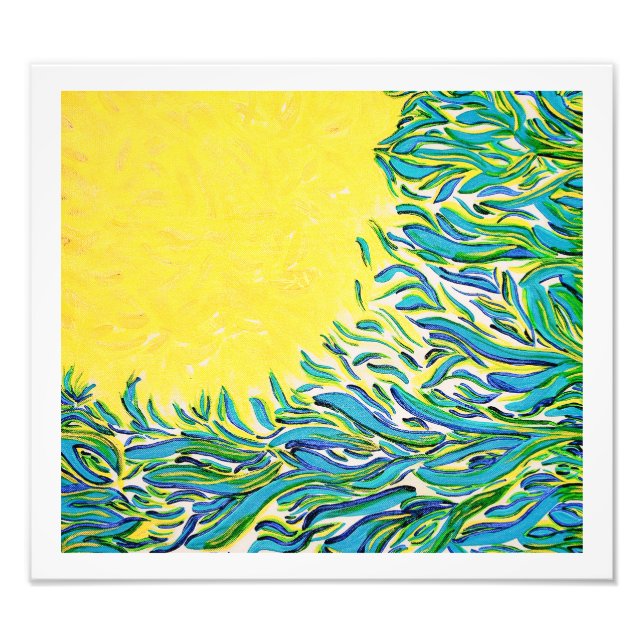 Dekoration mit Blumengrafiken Fotodruck (Vorne)