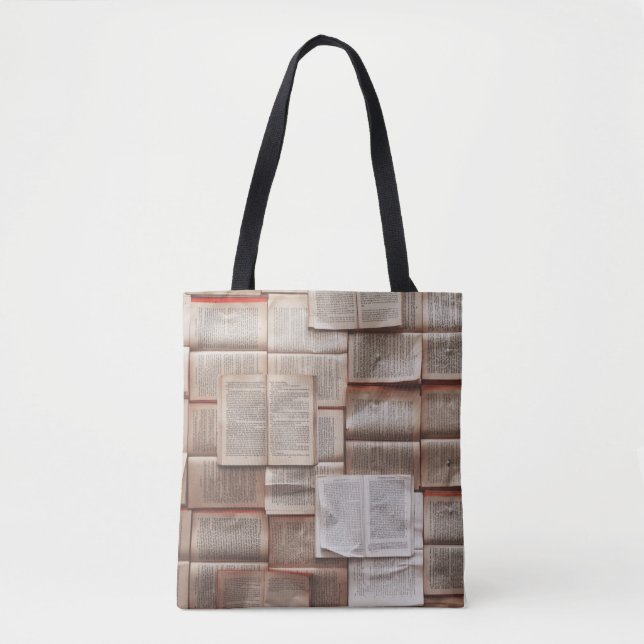 Dekoration offener Bücher Tasche (Vorderseite)