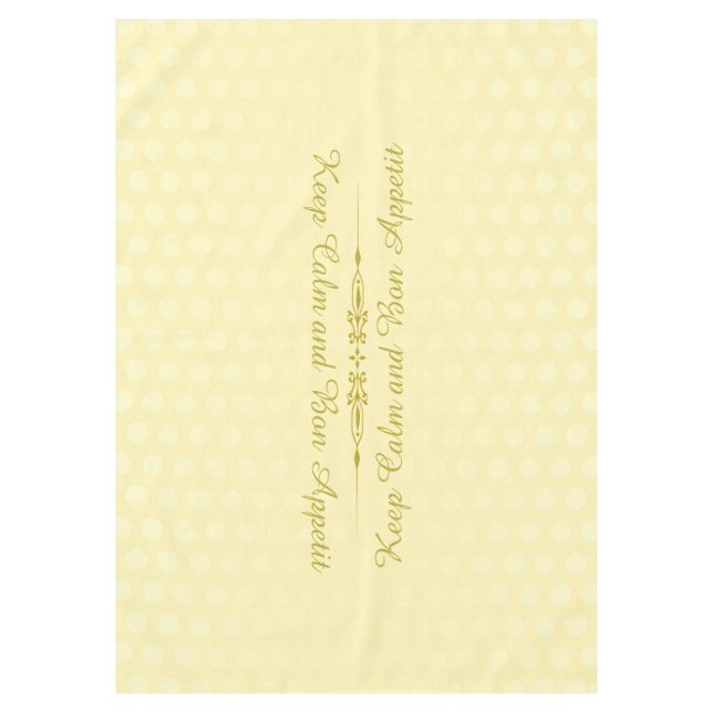 Dekoration Vintager Ornamente + Text & Idee Tischdecke (Vorderseite)