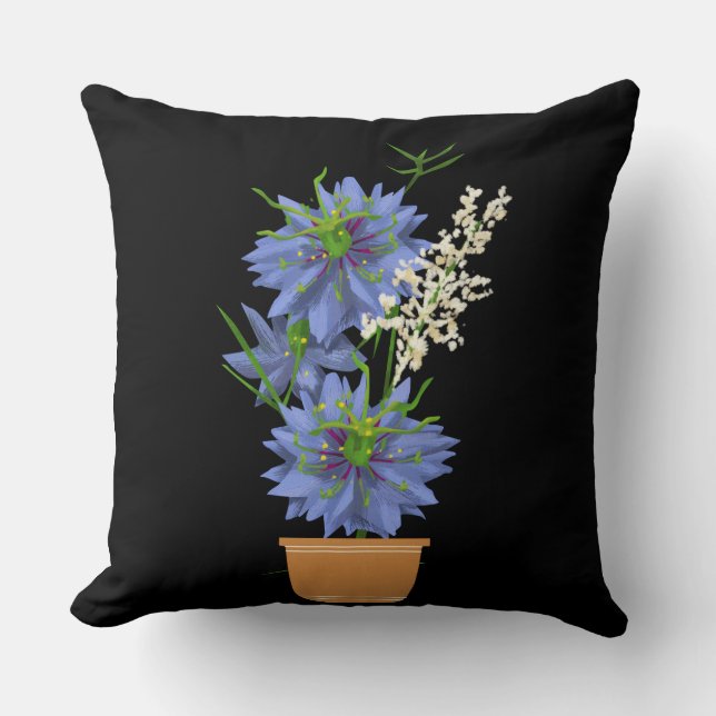 Dekoration von Blume Kissen (Vorderseite)