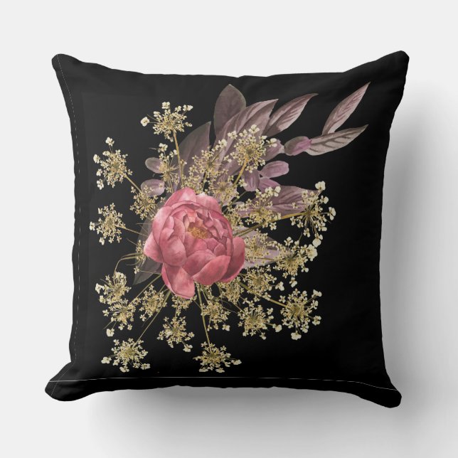 Dekoration von Blume Kissen (Vorderseite)