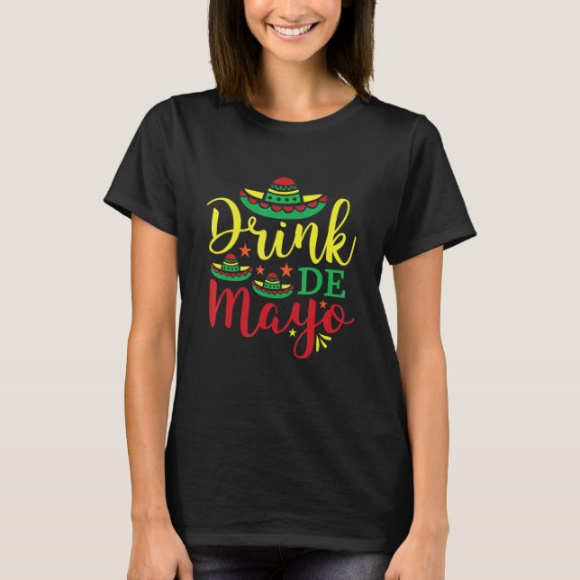 Dekorationen des Party Kostüm cinco de mayo für T-Shirt (Vorderseite)