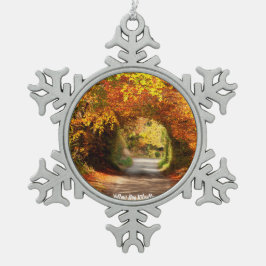 Dekorationen Yellow Bog Kilcullen Schneeflocken Zinn-Ornament