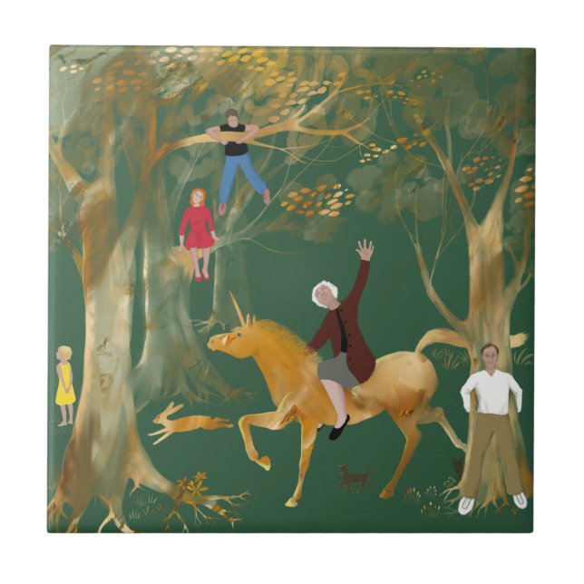 Dekorationsfliese aus Keramik Fliese (Vorderseite)