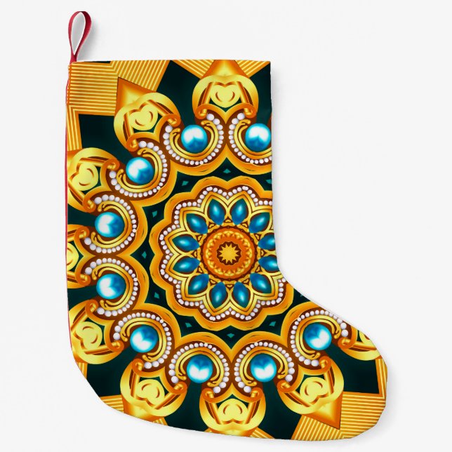 Dekorationshintergrund Kleiner Weihnachtsstrumpf (Vorderseite)