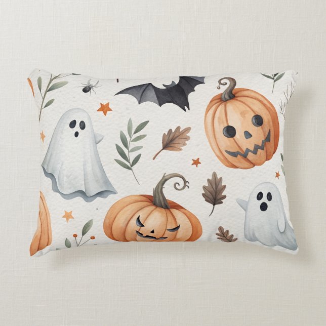 Dekorationskissen mit Halloween-Druck Dekokissen (Vorderseite)