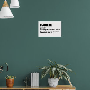 Dekorationspopster für Barberwände Poster