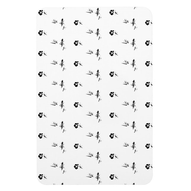 Dekorativ, dunkelgrau, Holzkohle Magnet (Vertikal)