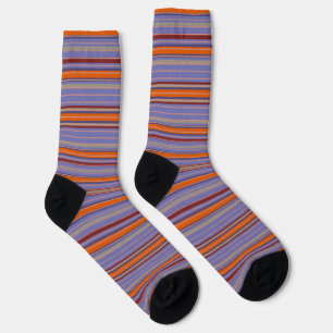  Dekorativ gestreift  Socken