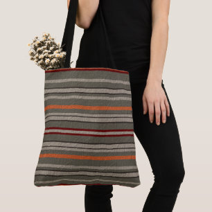 Dekorativ gestreift tasche
