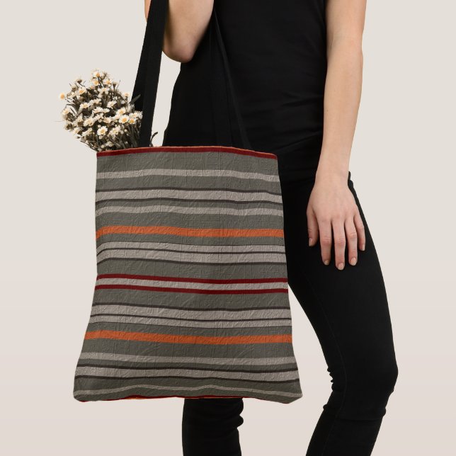 Dekorativ gestreift tasche (Von Nahem)