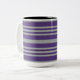 Dekorativ gestreift zweifarbige tasse