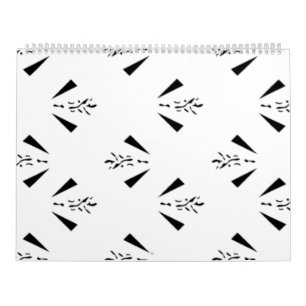 Dekorativ, karkohlegrau kalender