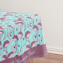 Dekorativ Retro ropinke Flamingos tropische exotis Tischdecke