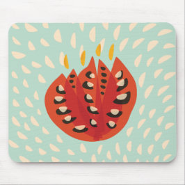 Dekorativ Schönes Abstraktes Tulip-Muster Mousepad