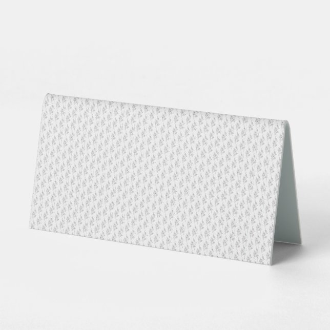 Dekorativ, Soapstone, Bianca Tischaufsteller (Vorderseite)