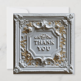 dekorativ, verziert und texturiert dankeskarte